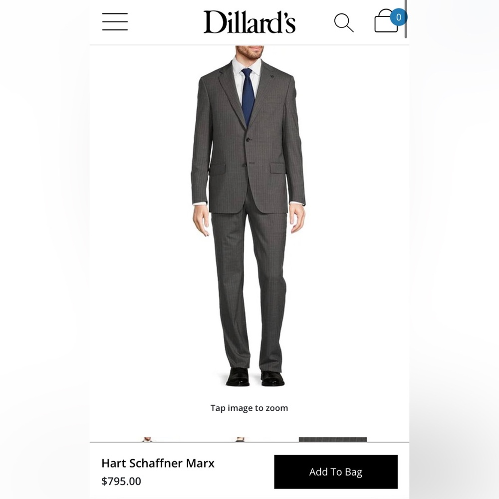 Hart Shaffner Marx Men’s Suit - Picture 2 of 5